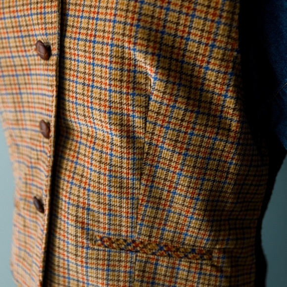 Vintage 80's Lizsport Tweed Vest - Picture 8 of 16